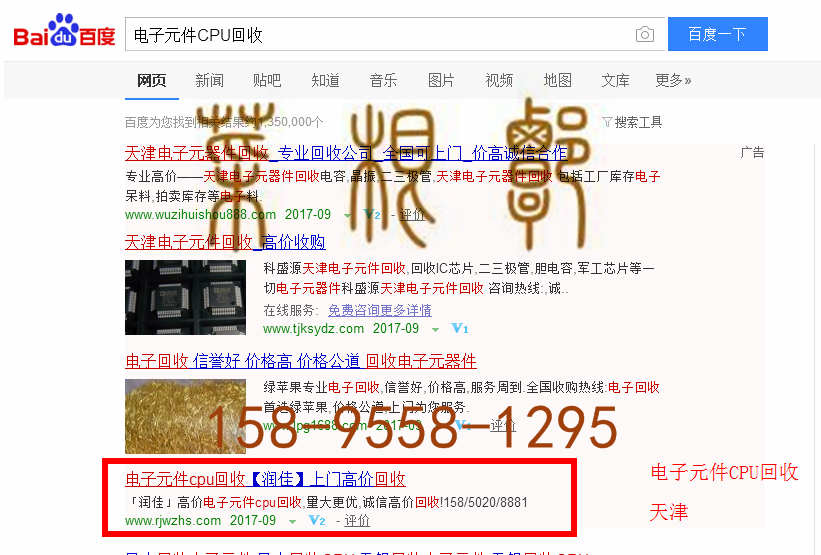 苏州竞价网站托管优化推广公司，菜根谭网络科技有限公司查询润佳关键词排名9月13日推广实况案例（6）