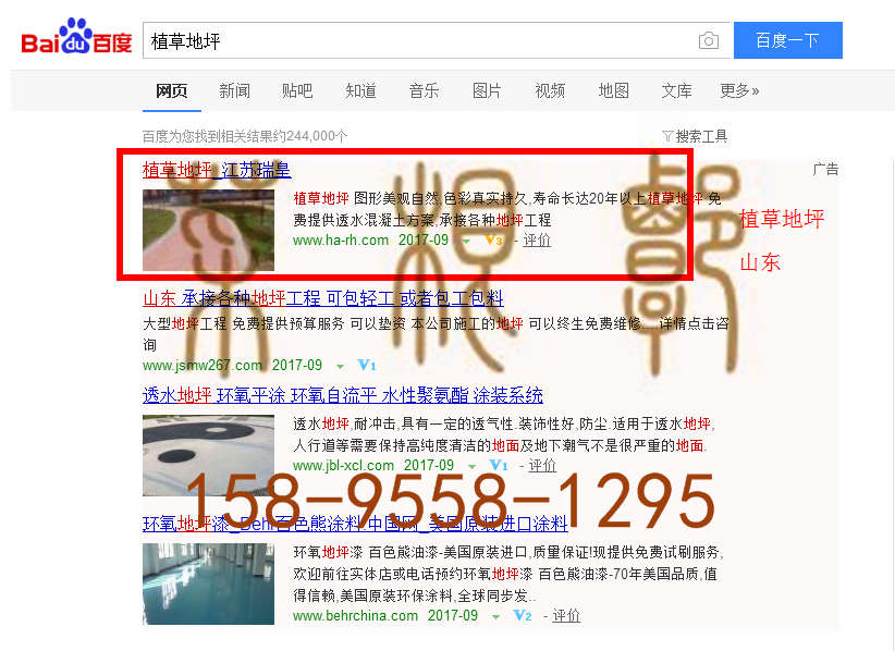 苏州竞价网站托管优化推广公司，菜根谭网络科技有限公司查询瑞皇关键词排名9月18日推广实况案例（2）