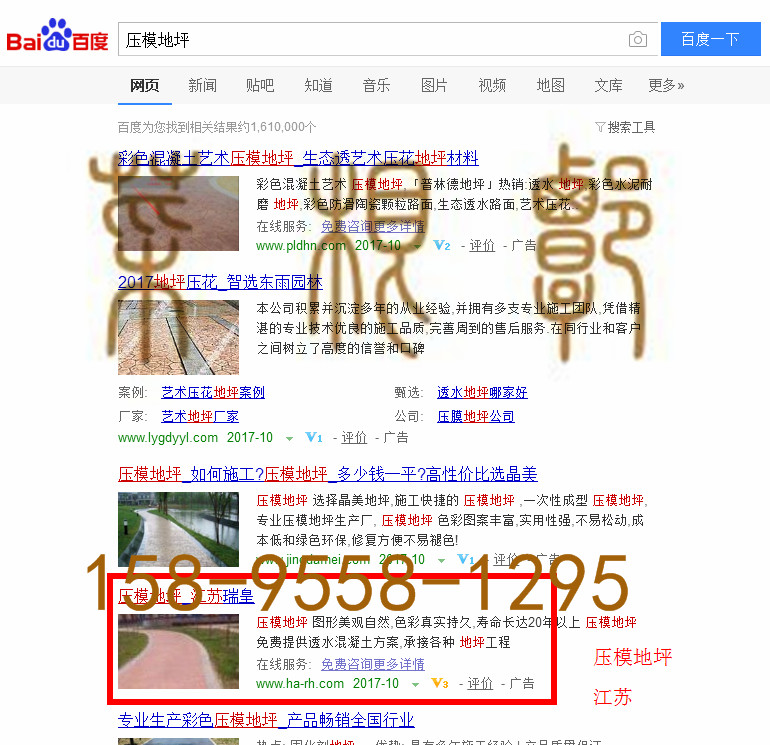 苏州网站托管优化推广公司，菜根谭网络科技有限公司查询瑞皇关键词排名10月20日推广实况案例（1）